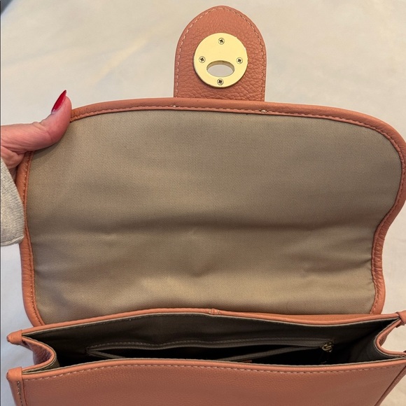 Nearly New! Talbots Pink Leather Bag - Picture 13 of 14